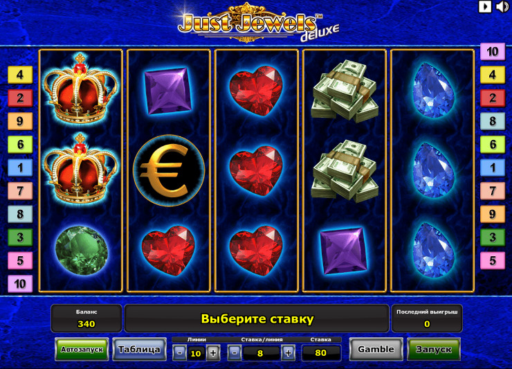 Игровой автомат Just Jewels Deluxe - испытай свою удачу и выигрывай в Вулкан 24 казино