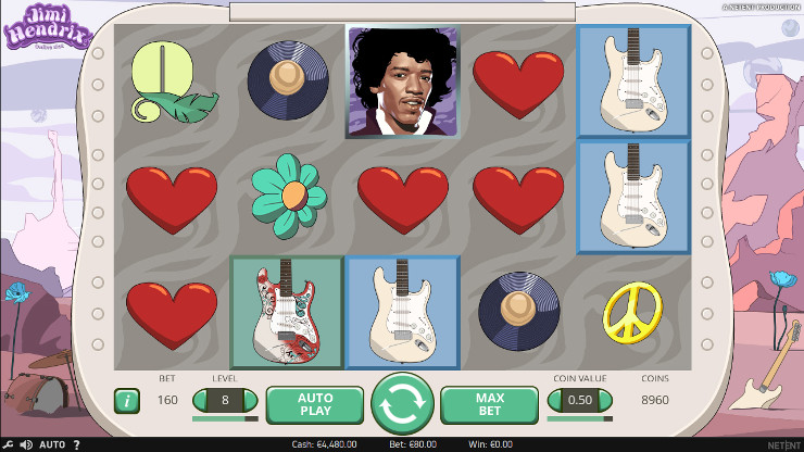 Игровой автомат Jimi Hendrix - в казино Вулкан Старс вход и регистрация быстрая