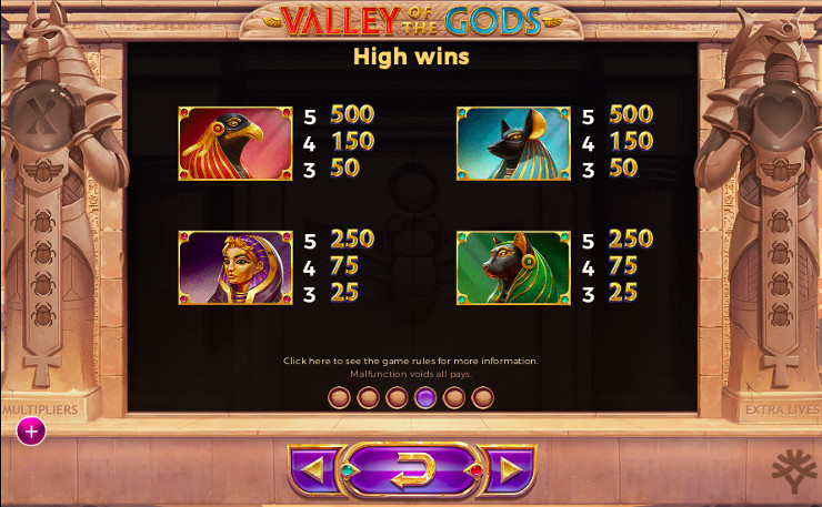 Игровой автомат Valley of The Gods - в Джойказино онлайн казино попробуй удачу