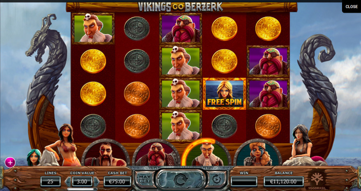 Игровой автомат Vikings Go Berzerk - получай бонус для игры на bestonlinecasinobonus.ru